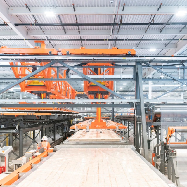 Automated factory production line